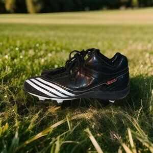 ✅Adidas Scorch Lightning D Low Cleat - Men's Football Size 13 Shoe Black/White